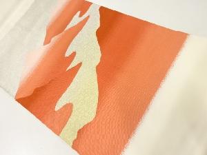 リサイクル　霞模様織出し名古屋帯